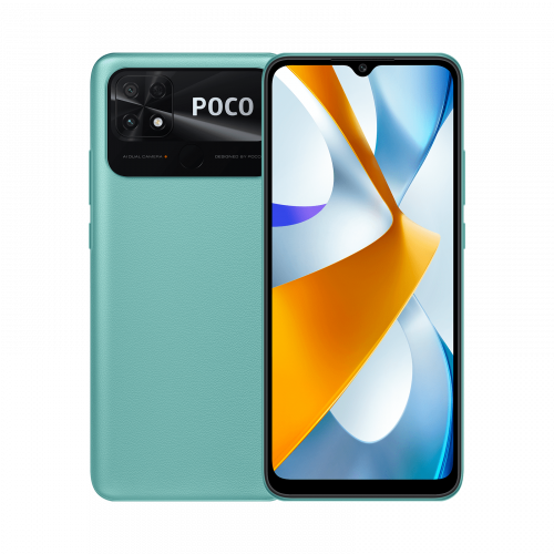 Смартфон Xiaomi Poco C40 4/64GB, зеленый (RU) по цене 7 990 ₽