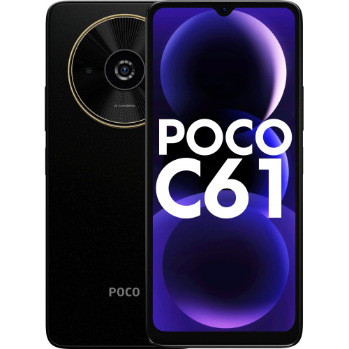 Смартфон Xiaomi Poco C61 3/64GB, черный (RU)