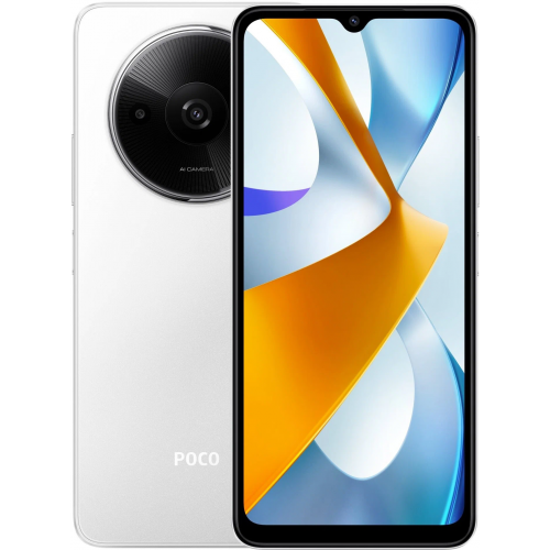 Смартфон Xiaomi Poco C61 3/64GB, белый (RU)