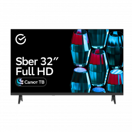 Телевизор Sber 32" SDX-32F2139, Full HD, 1.5GB RAM, черный